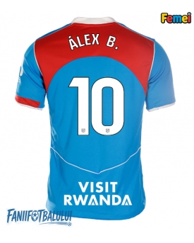 Atletico Madrid Alex Baena #10 Tricou Fotbal Replică 2025-26 Femei Treilea